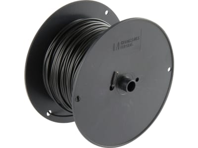Herth + Buss Elektroleitung FLY, 1 x 1 mm², schwarz, 100 m Spule, 51 274 207/00