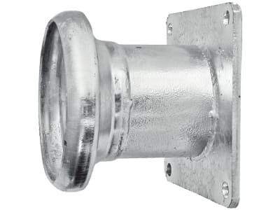 Hücobi V-Kupplung "Bauer", verzinkt, mit 4-Eck-Flansch Hücobi V-Kupplung "Bauer", verzinkt, mit 4-Eck-Flansch