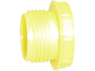 Gewindeschutzkappe für M 26 x 1,5 IG, geschraubt, PE (Polyethylen) (HDPE), gelb