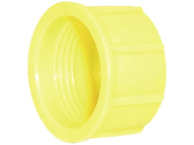 Gewindeschutzkappe für Außengewinde metrisch, geschraubt, PE (Polyethylen) (HDPE), gelb Gewindeschutzkappe für Außengewinde metrisch, geschraubt, PE (Polyethylen) (HDPE), gelb