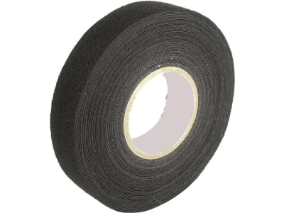 Herth + Buss Isolierband 10 m, 19 x 0,28 mm, schwarz, Polyestervlies, 50 272 070