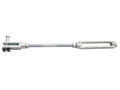 TRAILER POOL Bremsgestänge M 8 rechts kurz 160 mm, mit Spannschloss und Gabelkopf, 009 000 501 TRAILER POOL Bremsgestänge M 8 rechts kurz 160 mm, mit Spannschloss und Gabelkopf, 009 000 501