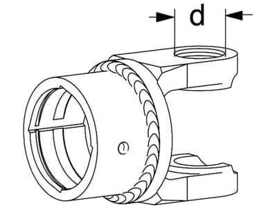 Walterscheid Kupplungsgehäuse W 2500, für Freilaufkupplungen F5/1R, 1350866