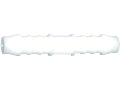 Schlauchverbinder "GS" gerade, POM (Acetal Copolymerisat), weiß Schlauchverbinder "GS" gerade, POM (Acetal Copolymerisat), weiß