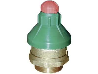 Hücobi Vakuum-Unterdruckventil, 1 1/2", einstellbar -0,3 bis -0,8 bar, mit Haube, 8201 038000 Hücobi Vakuum-Unterdruckventil, 1 1/2", einstellbar -0,3 bis -0,8 bar, mit Haube, 8201 038000