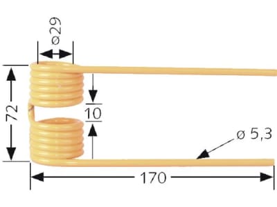 Pick-up Zinken 170 x 72 x 5,3 mm für Ballenpresse John Deere, Feldhäcksler John Deere, Kemper