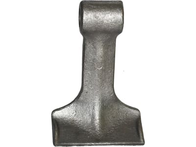 Industriehof® Hammerschlegel Arbeitsbreite 115 mm, Bohrung 26 mm, Einbaumaß 51 mm, für Kuhn, 63-RM-171 Industriehof® Hammerschlegel Arbeitsbreite 115 mm, Bohrung 26 mm, Einbaumaß 51 mm, für Kuhn, 63-RM-171