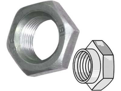 Industriehof® Sechskantmutter M 24 x 2, selbstsichernd, 31-0508 Industriehof® Sechskantmutter M 24 x 2, selbstsichernd, 31-0508