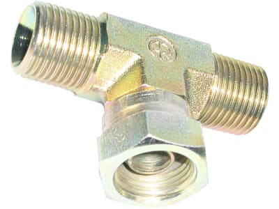 T-Verschraubung "EVT-R", zöllig, BSPP, einstellbar, Aussenkung 60° T-Verschraubung "EVT-R", zöllig, BSPP, einstellbar, Aussenkung 60°