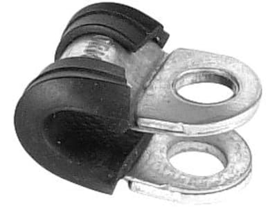 Rohrschelle "RSGU 1", verzinkt, DIN 3016, Breite 15 mm, Bohrung 6,4 mm Rohrschelle "RSGU 1", verzinkt, DIN 3016, Breite 15 mm, Bohrung 6,4 mm