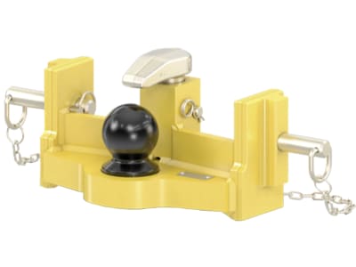 Walterscheid Kugeleinsatz KB8 "Kugel 80", mit Adapterplatte , schwarz, für Traktor mit Anhängebock Walterscheid Kugeleinsatz KB8 "Kugel 80", mit Adapterplatte , schwarz, für Traktor mit Anhängebock