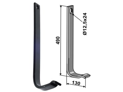 Industriehof® Stützfeder 490 x 12 x 40 mm, für universal, Spurlockerzinken mit Schar (Best. Nr. 10442063), 10.0490 Industriehof® Stützfeder 490 x 12 x 40 mm, für universal, Spurlockerzinken mit Schar (Best. Nr. 10442063), 10.0490