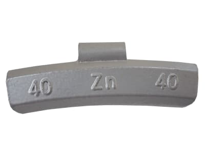 Tip Top Zink Ausgleichgewicht, "ECO-LINE, mit Haltefeder, für PKW-Universal-Stahlräder/-Leichtmetallräder