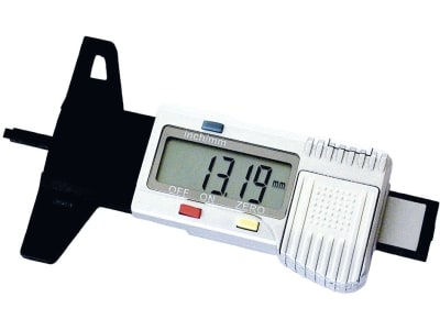 Profiltiefenmesser digital, Messbereich 0 bis 25 mm Profiltiefenmesser digital, Messbereich 0 bis 25 mm