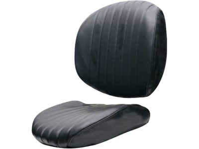Sitzbezug, 2-teilig, schwarz, Kunstleder, für Klepp Elastomat 1050 Sitzbezug, 2-teilig, schwarz, Kunstleder, für Klepp Elastomat 1050