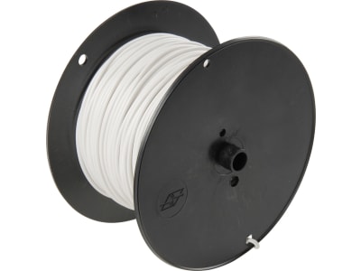 Herth + Buss Elektroleitung FLY, 1 x 1 mm², weiß, 100 m Spule, 51 274 207/01