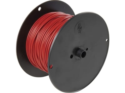 Herth + Buss Elektroleitung FLY, 1 x 1 mm², rot, 100 m Spule, 51 274 207/05