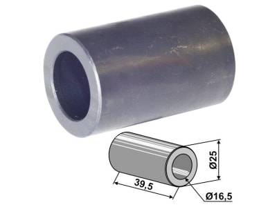 Industriehof® Buchse 39,5 x 4,25 mm, Ø innen 16,5 mm, Ø außen 25 mm, für Bomford, Mc Connel, 63-ZZZ-24