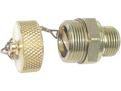 Ablassschraube "VS", Einschraub R 3/4", Anschluss M 26 x 1,5, Stahl, verzinkt, mit Ventil