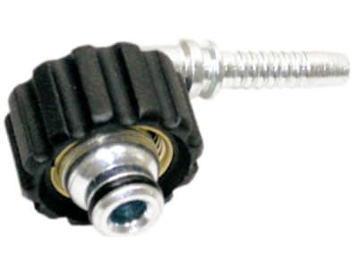 Handverschraubung NW 8 - 5/16", M 22 x 1,5 IG, 90 °, mit Handmutter Handverschraubung NW 8 - 5/16", M 22 x 1,5 IG, 90 °, mit Handmutter