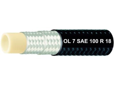 Thermoplastschlauch "SAE 100 R 18 OL 7" NW DN 10 - 3/8", 9,7 x 18,0 mm