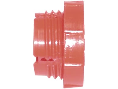 Gewindeschutzkappe für R 1/2" IG, geschraubt, PE (Polyethylen) (LDPE), rot