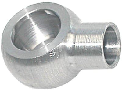 Ringlötstück Stahl, blank; geölt, Ø Ring 22 mm, Ø Rohr innen 18 mm