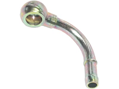 Rohrbogen "RB-hoch" mit Ringstück hoch, 90 °, NW 2, Ø Ring 8 mm