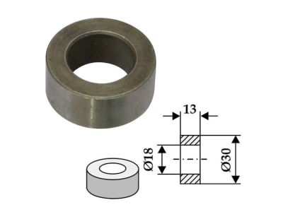 Industriehof® Buchse 13 x 6 mm, Ø innen 18 mm, Ø außen 30 mm, für Bams, 63-BAM-02