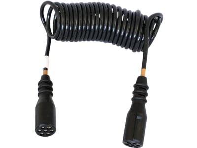 Brigade® Spiralkabel für BE-Serie, Trennstelle mit Steckdosen ähnlich 24N, 7-polig, A1829 Brigade® Spiralkabel für BE-Serie, Trennstelle mit Steckdosen ähnlich 24N, 7-polig, A1829