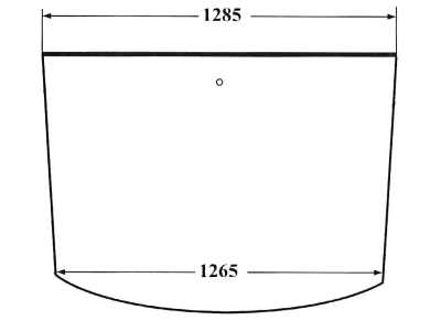 Frontscheibe, klar, , schiebbar, für Dieteg Verdeck F, FP, FPK 8000, Kabine F; FP; FPK 8000 Frontscheibe, klar, , schiebbar, für Dieteg Verdeck F, FP, FPK 8000, Kabine F; FP; FPK 8000