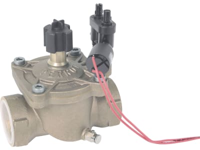 Perrot Magnetventil "MVR/PR" mit integrierter Druckregulierung, Messing, für die Steuerung des Wasserzuflusses zum Versenkregner Perrot Magnetventil "MVR/PR" mit integrierter Druckregulierung, Messing, für die Steuerung des Wasserzuflusses zum Versenkregner