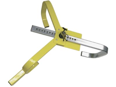 TRAILER POOL Radkralle abschließbar, für PKW-Reifen von 500 – 750 mm Durchmesser, 012 200 221 TRAILER POOL Radkralle abschließbar, für PKW-Reifen von 500 – 750 mm Durchmesser, 012 200 221