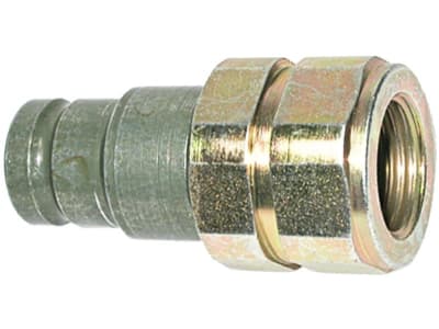 Hydraulikstecker "FF" flachdichtend, Innengewinde metrisch Hydraulikstecker "FF" flachdichtend, Innengewinde metrisch