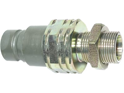Hydraulikstecker "FF" flachdichtend, leicht, Schottgewinde Hydraulikstecker "FF" flachdichtend, leicht, Schottgewinde
