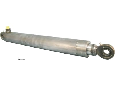 Schema Hydraulikzylinder "ETS16", einfachwirkend mit Gelenkaugen, Ø Zylinder 30 mm, Ø Kolben 16,0 mm, Hub 50 mm Schema Hydraulikzylinder "ETS16", einfachwirkend mit Gelenkaugen, Ø Zylinder 30 mm, Ø Kolben 16,0 mm, Hub 50 mm