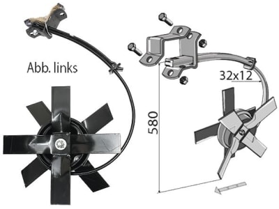 Industriehof® Spatenkrümler links/rechts, Höhe 580 mm, für Kongskilde, Rahmen 60 x 60 Industriehof® Spatenkrümler links/rechts, Höhe 580 mm, für Kongskilde, Rahmen 60 x 60