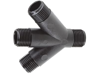 Agrotop 4-Wege-Anschluss, 45 °; 90 °, G 1/2" AG (BSP), mit Außengewinde (AG), 10733 Agrotop 4-Wege-Anschluss, 45 °; 90 °, G 1/2" AG (BSP), mit Außengewinde (AG), 10733