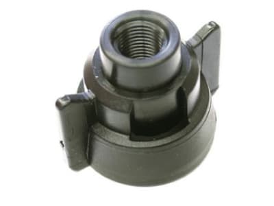 Agrotop Bajonettmutter schwarz für Düsen mit Innengewinde 1/8" NPT, Anschluss 1/8", 12817