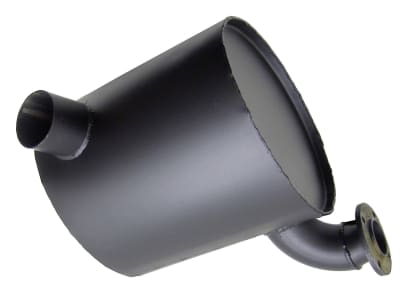Schalldämpfer waagrecht, für Fiat M 135, 160, Ford 8360, 8560, Ford New Holland TM 125, 135, 140, 150, 165 Schalldämpfer waagrecht, für Fiat M 135, 160, Ford 8360, 8560, Ford New Holland TM 125, 135, 140, 150, 165