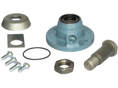 Industriehof® Lagerung LK 105 mm, M 30 x 3,5, Ø außen 80 mm; 133 mm, ohne Deckel, für Överum Sechscheibe, 31-L19 Industriehof® Lagerung LK 105 mm, M 30 x 3,5, Ø außen 80 mm; 133 mm, ohne Deckel, für Överum Sechscheibe, 31-L19