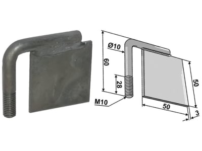 Industriehof® Luftpaddel für Amazone, 63-AMA-60 Industriehof® Luftpaddel für Amazone, 63-AMA-60