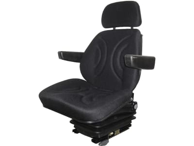 Traktorsitz "Profi-Star 1 Plus", luftgefedert, in der Rückenlehne, PVC-Kunstleder, schwarz