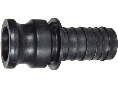 Hücobi Vaterteil "Kamlock E", PP (Polypropylen), mit Schlauchtülle Hücobi Vaterteil "Kamlock E", PP (Polypropylen), mit Schlauchtülle