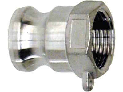 Hücobi Vaterteil "Kamlock A", Edelstahl, mit Innengewinde Hücobi Vaterteil "Kamlock A", Edelstahl, mit Innengewinde