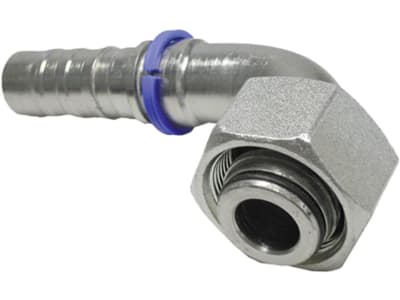 Dichtkegelnippel "DKOS-CS" 90 °, schwer, metrisch, zylindrisch, Aussenkung 24°, O-Ring und Überwurfmutter, Non-Skive Dichtkegelnippel "DKOS-CS" 90 °, schwer, metrisch, zylindrisch, Aussenkung 24°, O-Ring und Überwurfmutter, Non-Skive