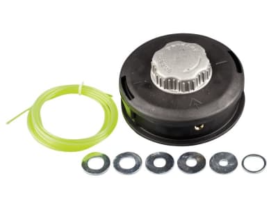 Fadenkopf "Tap & Go Easy Load" halbautomatisch, bolzenlos, Ø Faden 3,0 mm, für Motorsensen und Freischneider Fadenkopf "Tap & Go Easy Load" halbautomatisch, bolzenlos, Ø Faden 3,0 mm, für Motorsensen und Freischneider