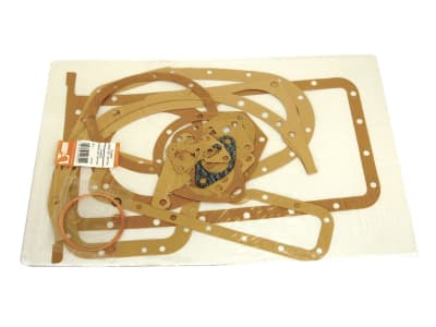 Motordichtsatz Perkins Standard 85; Perkins Standard 87 4-Zylinder, unten, für Traktor Massey Ferguson MF TEF20, MF 20C, ohne Wellendichtringe Motordichtsatz Perkins Standard 85; Perkins Standard 87 4-Zylinder, unten, für Traktor Massey Ferguson MF TEF20, MF 20C, ohne Wellendichtringe