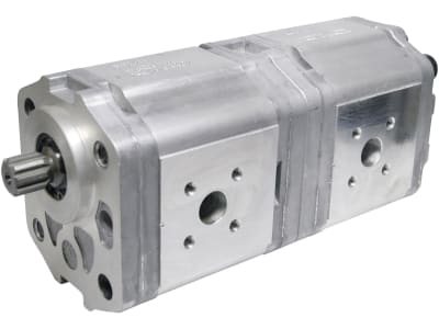 Hydraulikpumpe links doppelt Fördermenge 22,5 cm³/U; 14,0 cm³/U, für Deutz-Fahr DX, Agrostar Hydraulikpumpe links doppelt Fördermenge 22,5 cm³/U; 14,0 cm³/U, für Deutz-Fahr DX, Agrostar