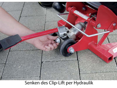 Oregon® Hebevorrichtung "Cliplift™" für Rasentraktoren bis max. 122 cm Mähdeckbreite Oregon® Hebevorrichtung "Cliplift™" für Rasentraktoren bis max. 122 cm Mähdeckbreite